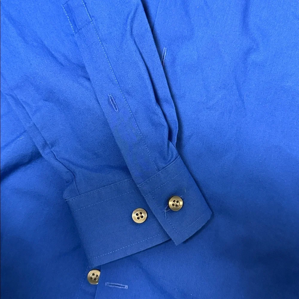 3 JF J.Ferrar Royal Blue, turquoise and lavender Dress Shirts Size Small Slim - Picture 5 of 7